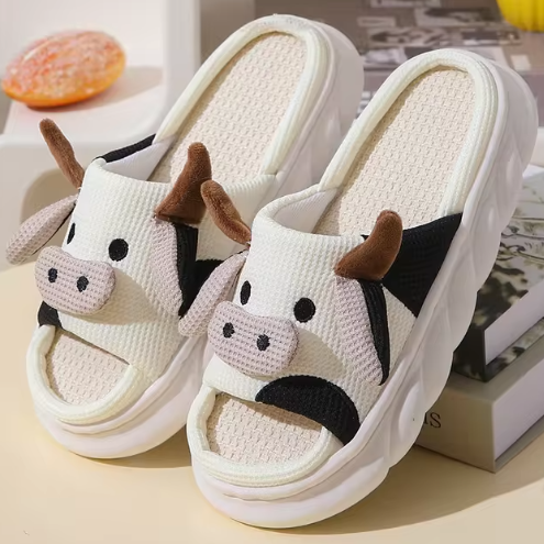 Cozy Moo Slippers